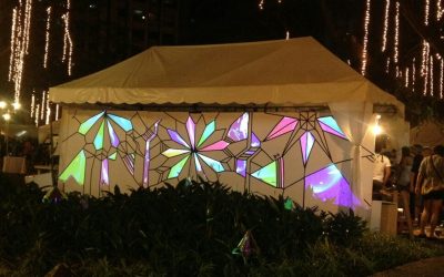 Epson Powers Projection Mapping Installation at Art in the Park