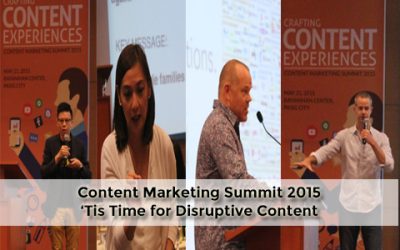 Content Marketing Summit 2015: It’s Time for Disruptive Content